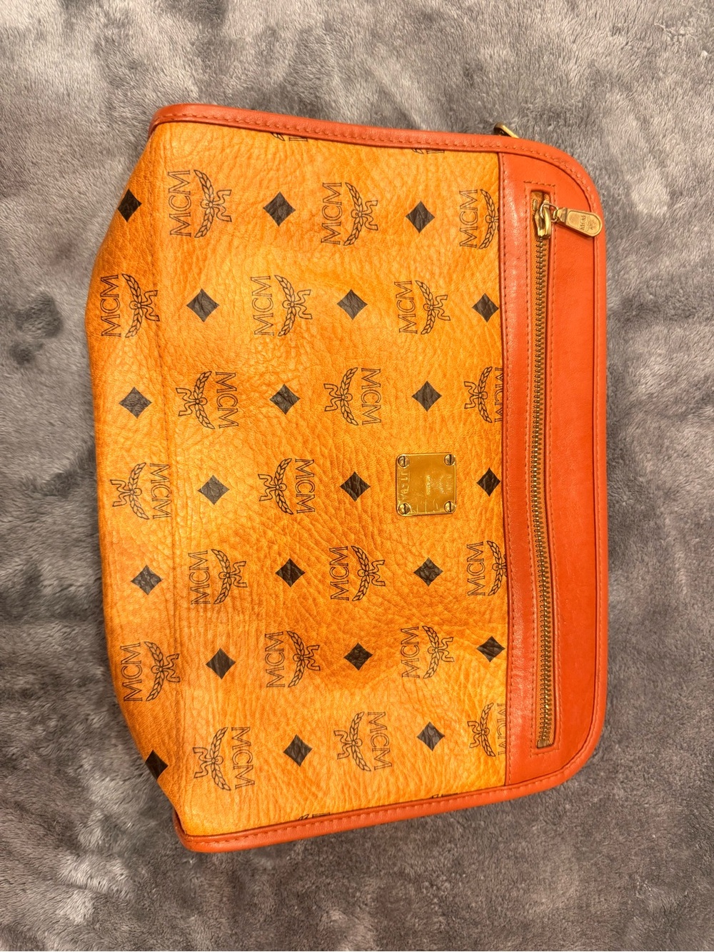 MCM Visetos Monogram Clutch